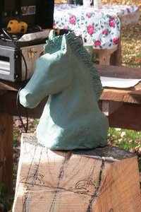 Horse sculpture